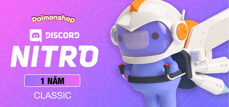 Discord Nitro Classic 1 Năm
