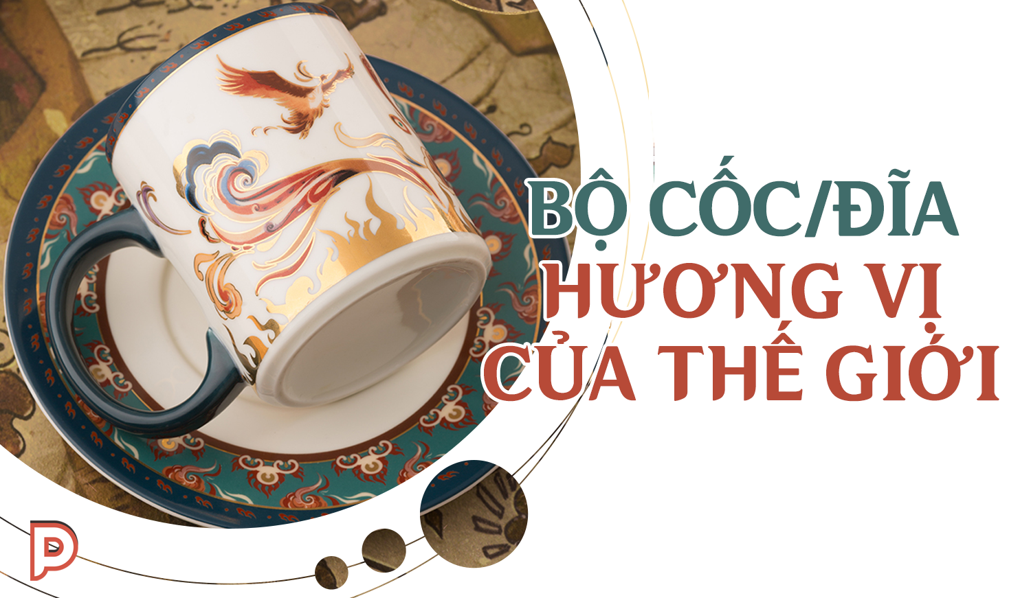 [Genshin Official - Pre Order] Bộ Cốc/đĩa sứ "Hương vị thế giới" Guoba thần bếp