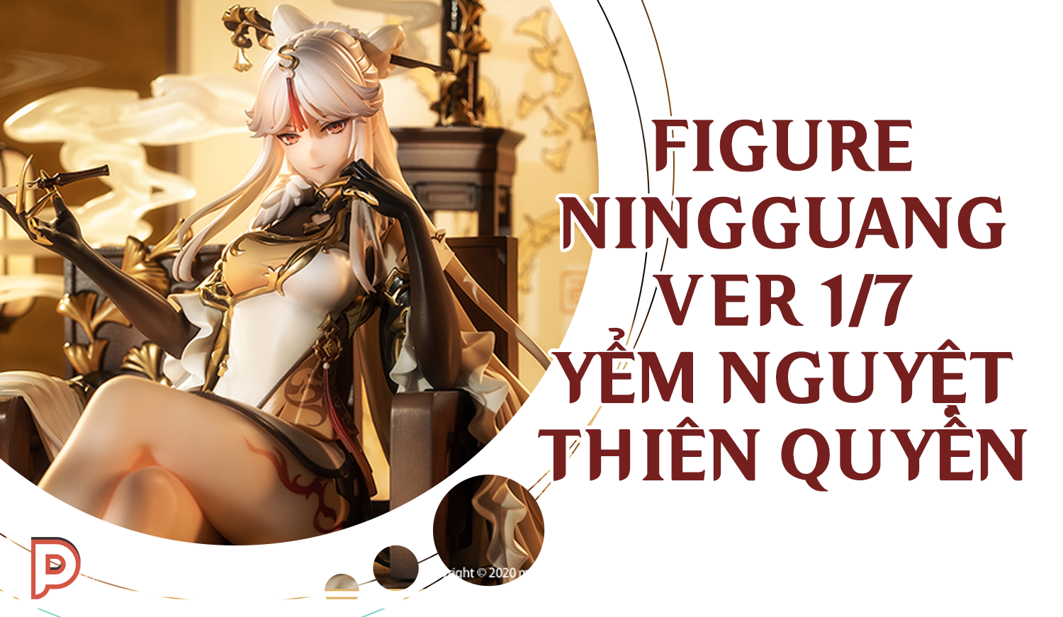 [Genshin Official - Pre Order] Figure Ningguang ver 1/7  - Yểm nguyệt thiên quyền