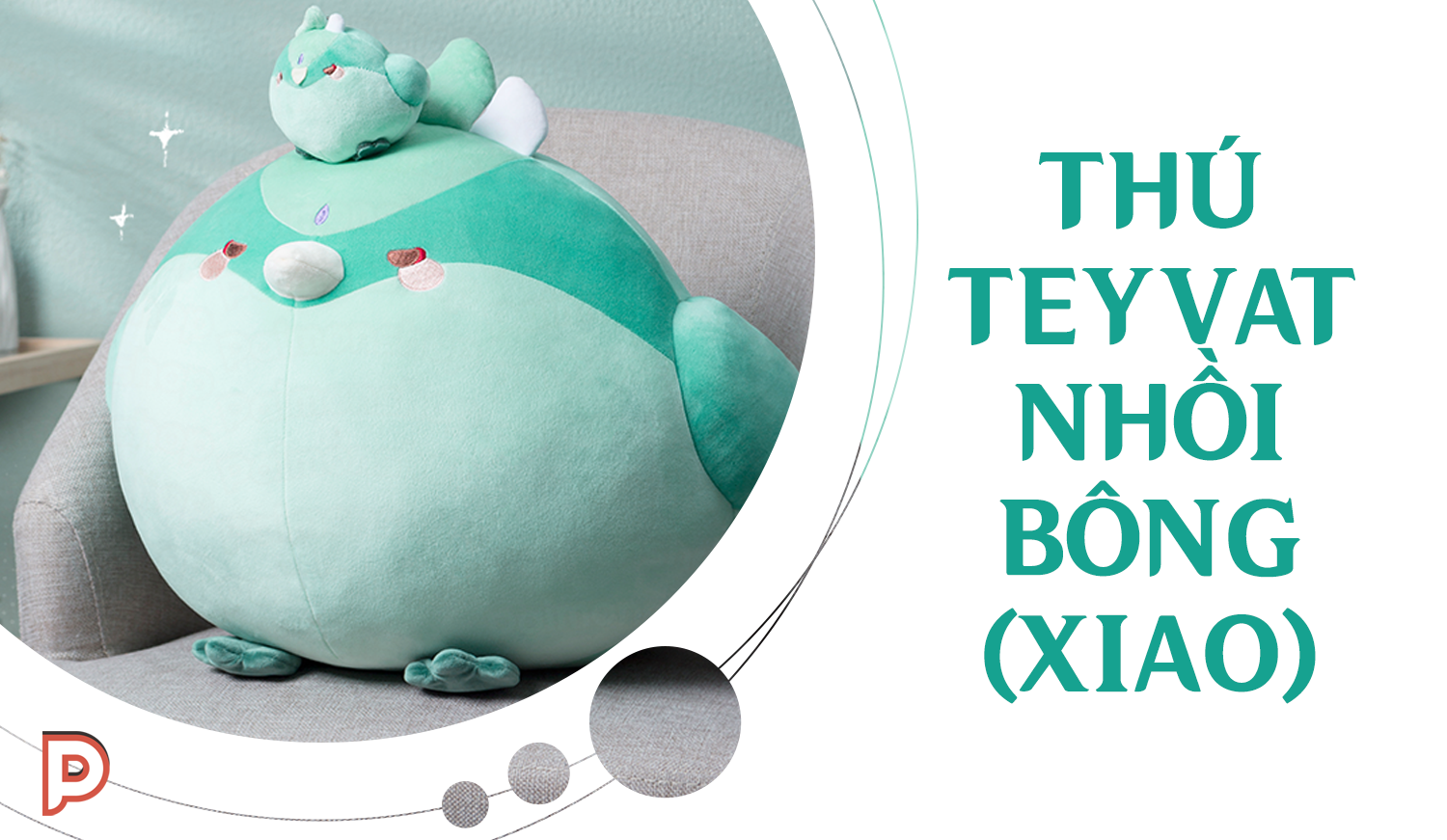 [Genshin Official - Pre Order] [LỚN] Thú Teyvat nhồi bông (Xiao)