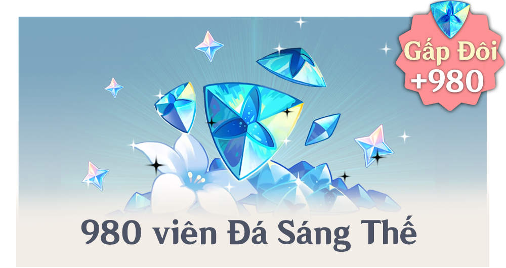 Gói 980 Đá Sáng Thế