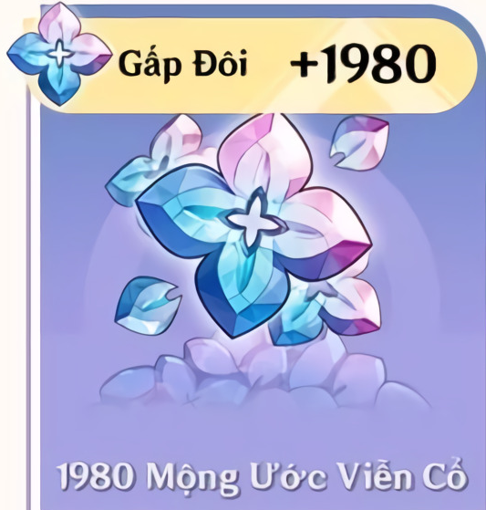 Gói 1980 Mộng Ước Viễn Cổ [Honkai: Star Rail]