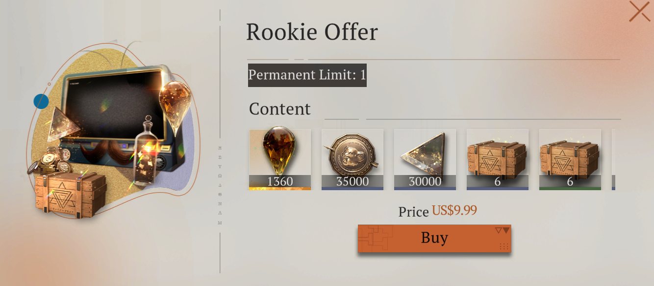 Gói Rookie Offer [Reverse: 1999]