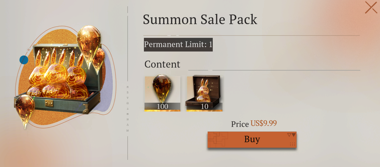Gói Summer Sale Pack [Reverse: 1999]
