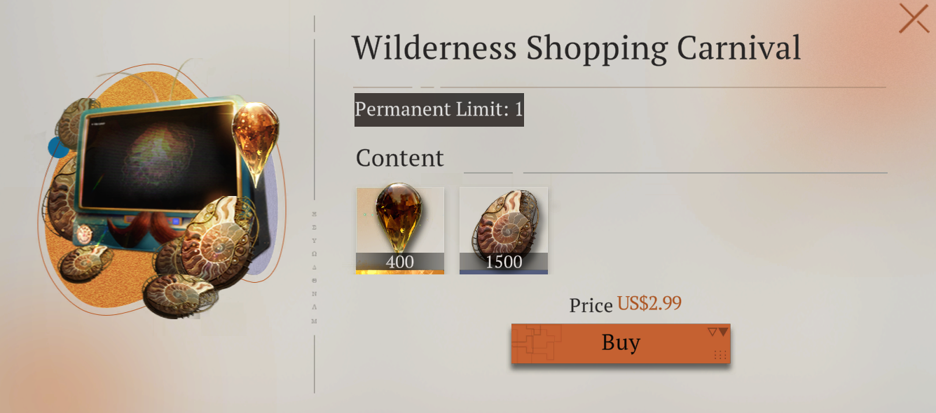 Gói Wilderness Shopping Carnival [Reverse: 1999]