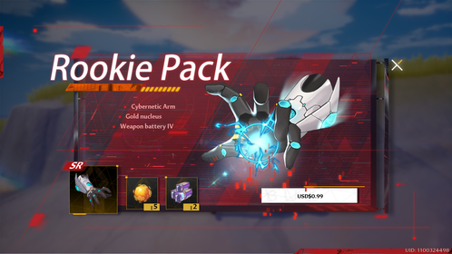 [Tower of Fantasy] Rookie Pack (SR)