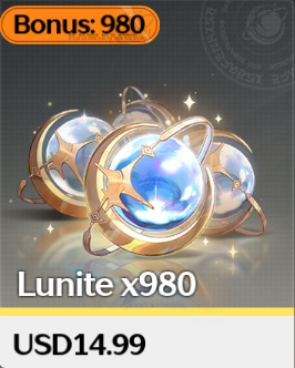 Gói 980 Lunite - Wuthering Waves