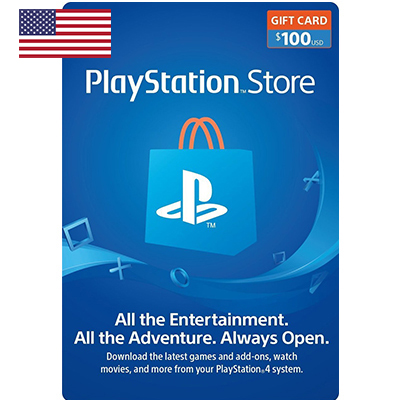 PSN gift card $100 (US)