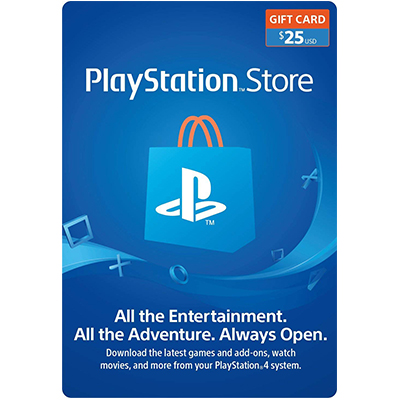 PSN gift card $25 (US)